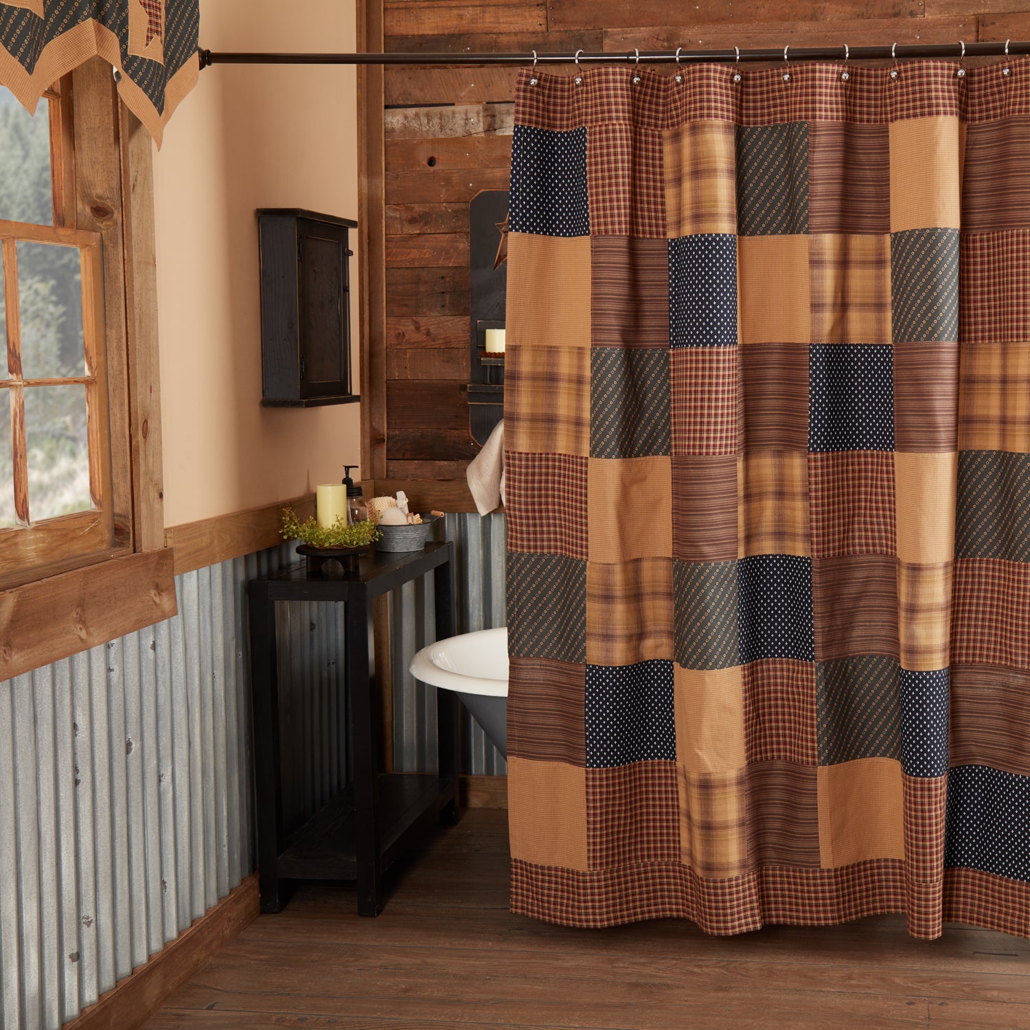 Wicker and Iron American Dream Shower Curtain